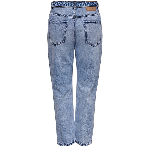 ONLY NWT Mom-Fit High-Rise Cropped Jeans - size 27 - Picture 2 of 3